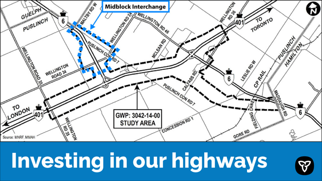 Highway 6 Ontario Map Project Schedule - Highways 6 & 401 Improvements