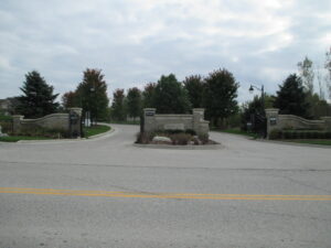 Photography of a driveway entrance