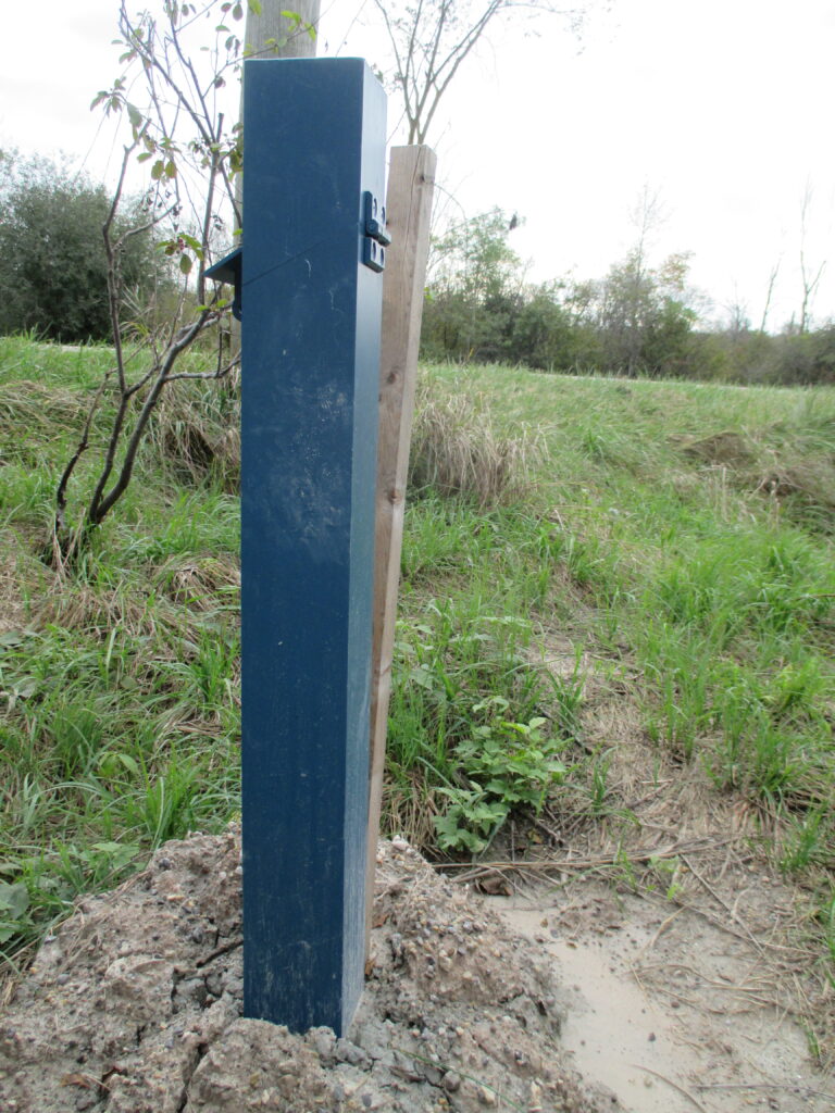 Photograph of a ground water monitoring well on Wellington Road 34